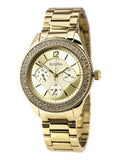 Bulova Multi Function Gold Dial Gold Steel Strap Watch for Women - 97N102 Authentic Buy Shop Now