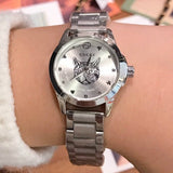 Gucci G Timeless Quartz Silver Dial Silver Steel Strap Watch For Women - YA126595 Authentic Buy Shop Now