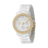 Michael Kors Runway White Dial White Steel Strap Watch for Women - MK5237 Authentic Buy Shop Now