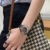 Swarovski Octea Lux Sport Black Dial Black Steel Strap Unisex Watch - 5610472 Authentic Buy Shop Now