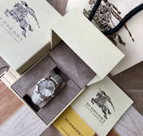 Burberry Heritage Grey Dial Beige Leather Strap Unisex Watch - BU1754 Authentic Buy Shop Now