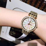 Michael Kors Darci Mother of Pearl Dial Gold Steel Strap Watch for Women - MK3219 Authentic Buy Shop Now