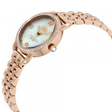 Coach Delancey Mother of Pearl White Dial Rose Gold Steel Strap Watch for Women - 14502479 Authentic Buy Shop Now