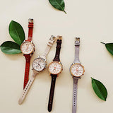 Fossil Boyfriend White Dial Brown Leather Strap Watch for Women - ES3616 Authentic Buy Shop Now