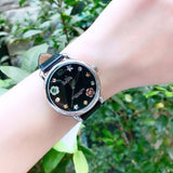Coach Delancey Black Dial Black Leather Strap Watch for Women - 14502780 Authentic Buy Shop Now