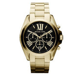 Michael Kors Bradshaw Black Dial Gold Steel Strap Watch for Women - MK5739 Authentic Buy Shop Now