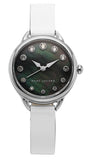 Marc Jacobs Betty Mother of Pearl Black Dial White Leather Strap Watch for Women - MJ1512 Authentic Buy Shop Now