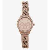 Michael Kors Layton Multifunction Crystals Rose Gold Dial Rose Gold Steel Strap Watch for Women - MK4654 Authentic Buy Shop Now