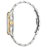 Bulova BVA Skeleton Silver Dial Two Tone Steel Strap Watch for Men - 98A230 Authentic Buy Shop Now