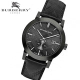 Burberry The City Black Dial Black Leather Strap Watch for Men - BU9906 Authentic Buy Shop Now