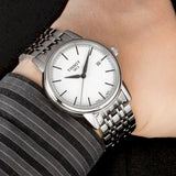 Tissot Carson Steel White Dial Silver Steel Strap Watch For Men - T085.410.11.011.00 Authentic Buy Shop Now