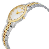 Movado Museum Classic Diamonds Mother of Pearl Dial Two Tone Steel Strap Watch For Women - 0606613 Authentic Buy Shop Now