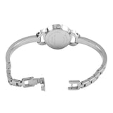 Movado Rondiro 22mm Black Dial Silver Steel Strap Watch For Women - 0606796 Authentic Buy Shop Now