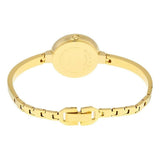 Movado Bela Black Dial Gold Steel Strap Watch For Women - 0606999 Authentic Buy Shop Now