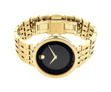 Movado Esperanza Museum 39mm Black Dial Stainless Steel Watch For Men - 0607059 Authentic Buy Shop Now