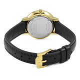 Movado Ultra Slim Black Dial Black Leather Strap Watch For Women - 0607095 Authentic Buy Shop Now