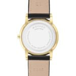 Movado Museum Black Dial Black Leather Strap Watch For Men - 0607014 Authentic Buy Shop Now