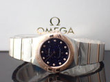 Omega Constellation Quartz Diamonds Blue Dial Two Tone Steel Strap Watch for Women - 131.20.25.60.53.002 Authentic Buy Shop Now