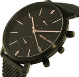 Michael Kors Jaryn Black Dial Black Stainless Steel Strap Watch for Men - MK8504 Authentic Buy Shop Now