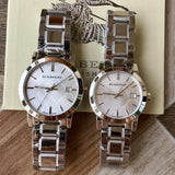 Burberry The City Silver Dial Silver Steel Strap Watch for Women - BU9000 Authentic Buy Shop Now