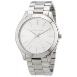 Michael Kors Slim Runway Silver Dial Silver Stainless Steel Strap Watch for Women - MK3178 Authentic Buy Shop Now