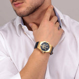 Maserati Potenza Blue Dial Blue Leather Strap Watch For Men - R8851108035 Authentic Buy Shop Now