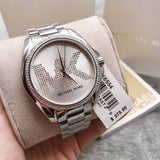 Michael Kors Bradshaw Quartz Silver Dial Silver Steel Strap Watch For Women - MK6554 Authentic Buy Shop Now