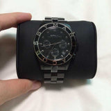 Marc Jacobs Blade Chronograph Black Dial Black Steel Strap Watch for Women - MBM3083 Authentic Buy Shop Now