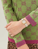 Gucci G Timeless Quartz White Dial White Leather Strap Watch For Women - YA126580A Authentic Buy Shop Now
