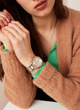 Fossil Riley White Dial Two Tone Steel Strap Watch for Women - ES3204 Authentic Buy Shop Now