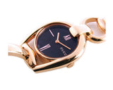 Gucci Horsebit Collection Black Dial Rose Gold Steel Strap Watch For Women - YA139507 Authentic Buy Shop Now