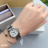 Michael Kors Lexington Quartz White Dial Silver Steel Strap Watch For Women - MK3228 Authentic Buy Shop Now
