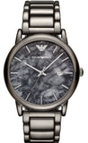 Emporio Armani Luigi Analog Grey Dial Grey Steel Strap Watch For Men - AR11155 Authentic Buy Shop Now