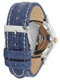 Guess Jet Setter Analog Blue Dial Blue Denim Strap Watch For Women - W0289L1 Authentic Buy Shop Now