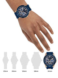 Guess Delta Blue Dial Blue Silicone Strap Watch for Men - GW0051G3 Authentic Buy Shop Now