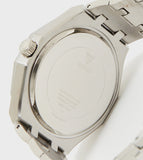 Guess Asset Quartz Blue Dial Silver Steel Strap Watch For Men - GW0575G4 Authentic Buy Shop Now