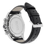 Hugo Boss Ikon Black Dial Black Leather Strap Watch for Men - 1513178 Authentic Buy Shop Now