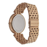Michael Kors Darci Red DIal Rose Gold Stainless Steel Strap Watch for Women - MK3378 Authentic Buy Shop Now