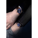 Mido Baroncelli Automatic Midnight Blue Dial Brown Leather Strap Watch For Women - M7600.3.65.8 Authentic Buy Shop Now