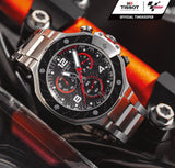 Tissot T Race Moto GP Limited Edition Chronograph Black Dial Silver Steel Strap Watch for Men - T141.417.11.057.00 Authentic Buy Shop Now