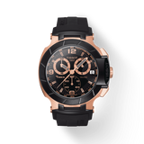 Tissot T Race Chronograph Automatic Black Dial Black Rubber Strap Watch for Men - T048.417.27.057.06 Authentic Buy Shop Now