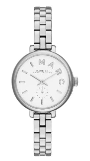Marc Jacobs Sally White Dial Silver Steel Strap Watch for Women - MBM8642 Authentic Buy Shop Now