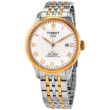 Tissot Le Locle Powermatic 80 Silver Dial Two Tone Steel Strap Watch For Men - T006.407.22.033.01 Authentic Buy Shop Now