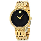 Movado Esperanza Museum 39mm Black Dial Stainless Steel Watch For Men - 0607059 Authentic Buy Shop Now