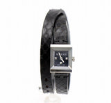 Gucci G-Frame Black Dial Black Leather Strap Watch For Women - YA128526 Authentic Buy Shop Now