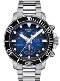 Tissot Seastar 1000 Chronograph Driver Blue Dial Silver Steel Strap Watch For Men - T120.417.11.041.01 Authentic Buy Shop Now