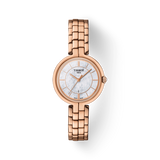 Tissot T Lady Flamingo Mother of Pearl Dial Rose Gold Steel Strap Watch For Women - T094.210.33.111.01 Authentic Buy Shop Now