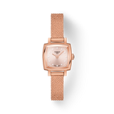 Tissot Lovely Square Lady Quartz Rose Gold Dial Rose Gold Mesh Bracelet Watch For Women - T058.109.33.456.00 Authentic Buy Shop Now
