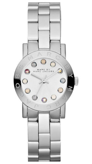 Marc Jacobs Amy White Dial Silver Steel Strap Watch for Women - MBM3217 Authentic Buy Shop Now