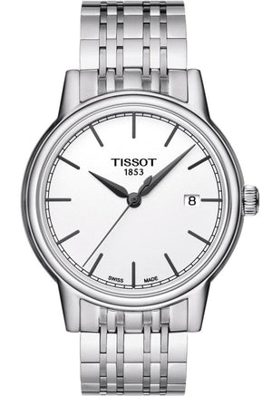 Tissot Carson Steel White Dial Silver Steel Strap Watch For Men - T085.410.11.011.00 Authentic Buy Shop Now